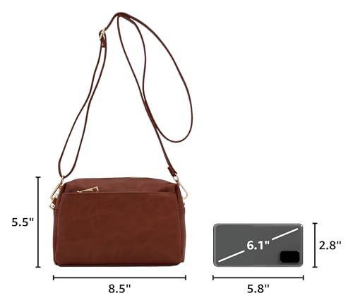 FashionPuzzle Faux Leather Crossbody