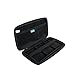 Anleo Hard Travel Case for Samsung T7 / T7 Touch Portable SSD 1TB 2TB 500GB USB 3.2 External Solid State Drive (Black)