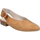 Innenfutter: Leder Donna Carolina Peeptoes & Slingpumps 43.300.081, Rauleder, Braun, Damen EU 37