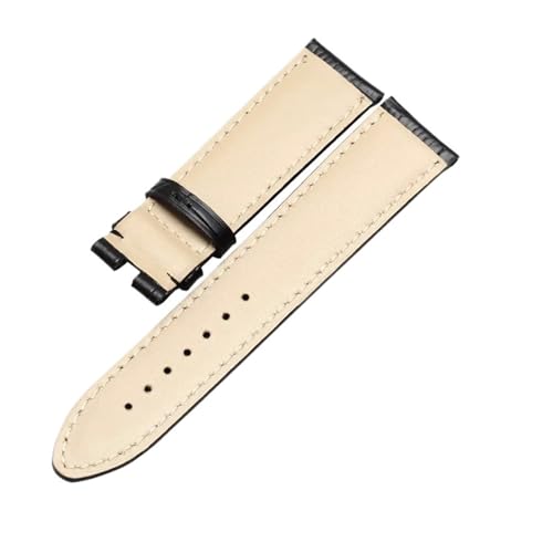 Bracelet compatible Montblanc Star 4810 cuir vachette alligator sans jeu - 4