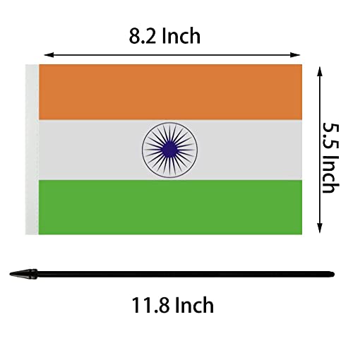 American-India-Table-Flag-US-American-and-India-Friendship-Desk-Flag-Indian-Flags-For-Room-Display-American-India-Twin-Desk-Flag-Set-Miniature-American-India-Combination-Flag