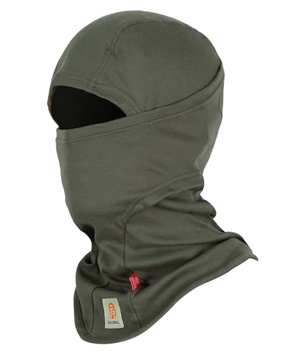 BOCOMAL FR Flame Resistant Balaclava Face Mask Arc Rated NFPA2112 CAT2 Helmet Liner Covering Hood for Welding Gray