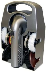 Deluxe Shoe Shine Caddy (Battery Powered Shoe Polishing Kit-8pc Set)