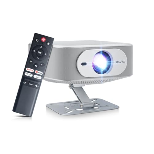 [With Stand]Smart Projector 4k+, 30000LM with Built-in Licen...