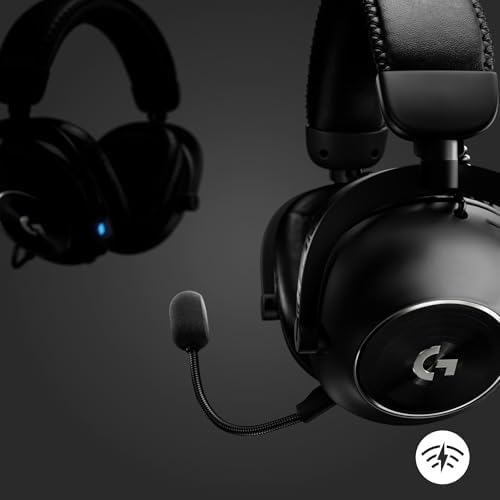 Logitech G PRO X 2 LIGHTSPEED Kablosuz Oyuncu Kulaklığı, Çıkarılabilir Boom Mikrofon, 50 mm Grafen Sürücüler, DTS:X Headphone 2.0, 7.1 Surround, Bluetooth/USB/3.5 mm Aux, PC, PS5, PS4, Switch, Siyah - Görsel 3