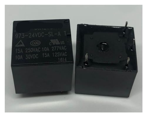 Relé de 4 pines 973-24VDC-SL-A 15A para circuitos T73-1A de automoción