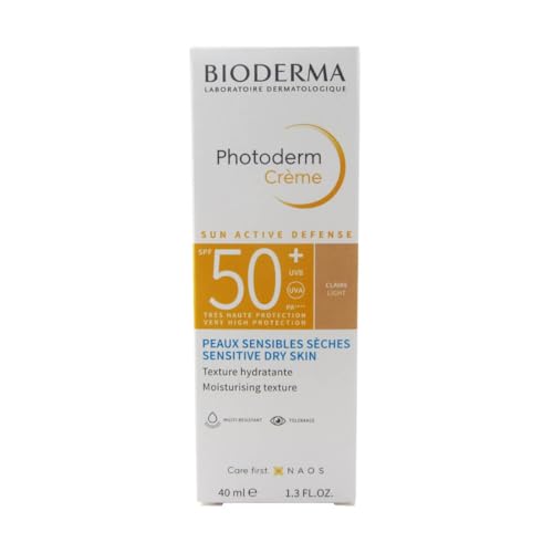 Crème Solaire Confortable Et Hydratante Très Haute Protection Spf50+ Teint Hâlé Et Unifié Pour Peaux Sensibles Sèches Photoderm Crème Sun Active Defense Bioderma Le Tube De 40ml - vue 4