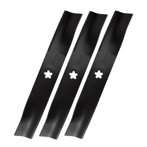 Aeagle Mower Mulching Blade 48 inch Deck for Poulan Husqvarna AYP 2748GLS YTH2148 173921 532173921 954633781 YTH 2148 3 Pack