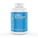 BodyBio Butyrate - Postbiotic for Gut Health, Digestive Support, Bloat, Gas & Constipation Relief, Leaky Gut Repair - Calcium, Magnesium + Butyric Acid Supplement for GI Wellness