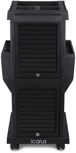 Icarus "Cosmo" Lockable Rollabout Trolley With Appliance Holder