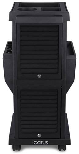 Icarus "Cosmo" Lockable Rollabout Trolley With Appliance Holder