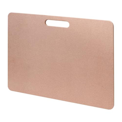 LEOLIO 13 x 17 Inch Clay Wedging Board with Built-in Handle, Portable HDF Board for Clay Art Enthusiasts, 1/2‘’ Thickness Clay Board for Crafts Ceramics Pottery Tools