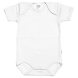 Ewers Baby Body Kurzarm-Body ½ Arm-Body weiss für Mädchen und Jungen 100% Baumwolle