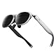 Rokid Max 2 AR Brille Silbrig, 215 Micro-OLED Display, Myopia Adjustable (0-600D), 120Hz, 50° FOV und 600nits Leuchtdichte, kompatibel mit Android und PC/ROG/Steam