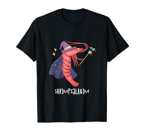 Shrimpsalabim - Lustiges Aquarium Zauberer Garnele Shrimp T-Shirt