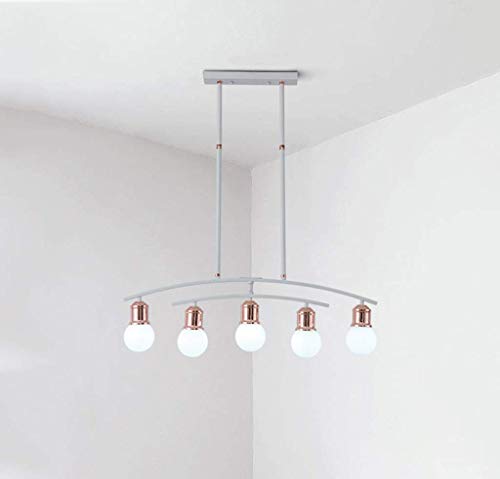 Lustre en fer forgé moderne GZ Décoration pour salon et café