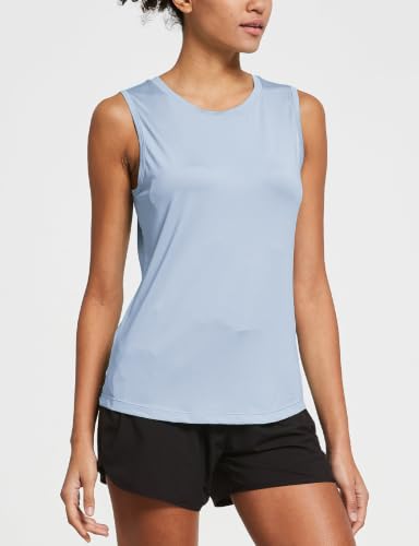 Image of baleaf Women's Workout Tank Tops Sleeveless Quick Dry Running Shirts Lightweight Loose Fit for Yoga Athletic Gym