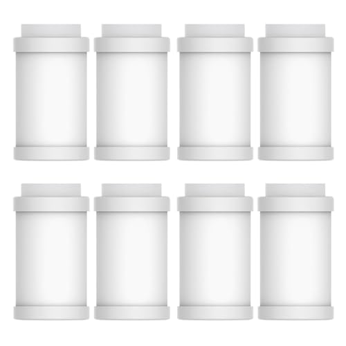 Image of Hillien Faucet Water Filter Replacements (8pcs PP Cotton +Minerals)