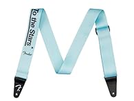 Fender Tom DeLonge To The Stars Strap Material: polyester. Colour: Daphne blue Leather EndsAdjustable Length: 86.3 - 149.8 cm Made in Canada