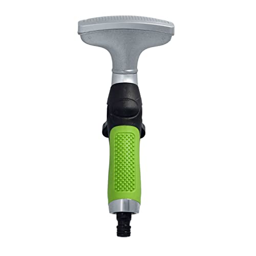 Mivos Doccetta a Mano per Irrigazione da Giardino e Prato - Doccetta da Giardino per Tubo d’Acqua Giardino - Soffione di Irrigazione con Getto d'Acqua Regolabile - Larghezza 10 cm - 5