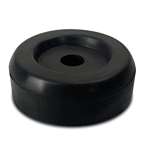 Colofulway 3.4 Inch Boat Trailer Black Rubber Keel Roller End Caps (Pack Of 2) #TOP5