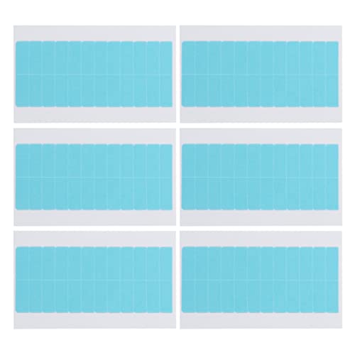 Didiseaon 6 Double Sided Adhesive Hair Extension Hair Tape Tabs Double Sided Tape Tabs Small Mirrors for Crafts Double-sided Tape Hair Extension Tool Wig Replace Pu Extension Belt