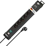 Brennenstuhl – Brennenstuhl Premium-Line Steckdosenleiste 6-Fach mit USB, 3
