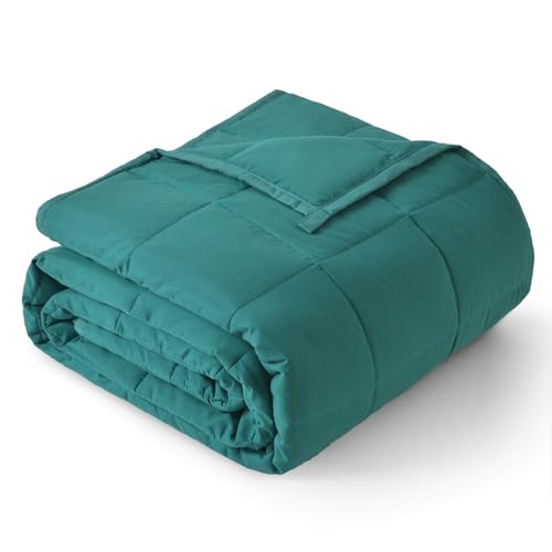Topblan Weighted Blanket for Adults 12lbs, Soft Cooling Breathable Weighted