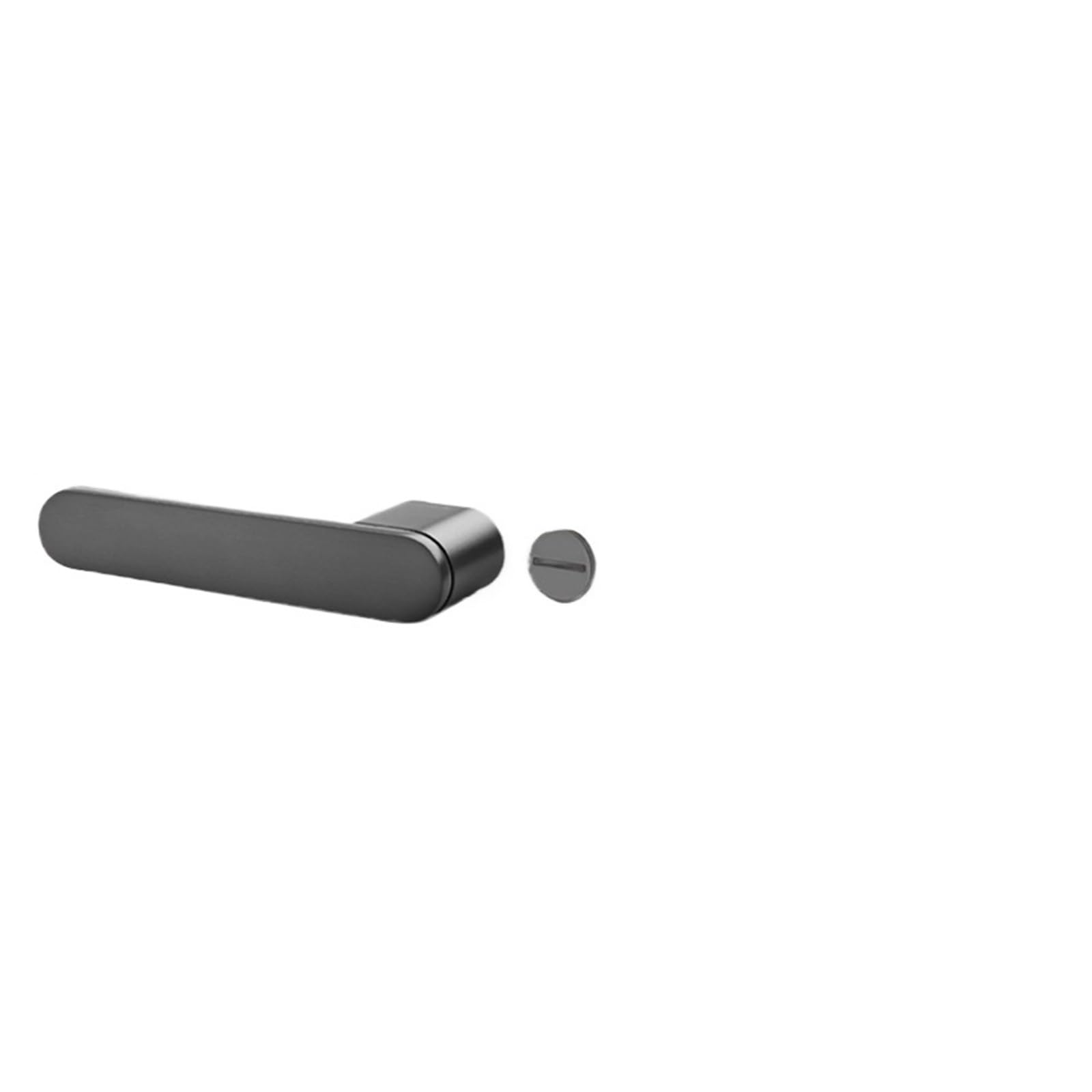 Aepqbgqj One Color Zinc Alloy Door Lock Black Simple Magnetic Silent Indoor Bedroom