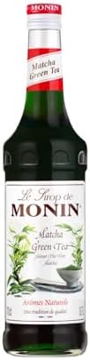 MONIN Premium Matcha Green Tea Syrup 700ml, for Teas, Lattes, Frappes