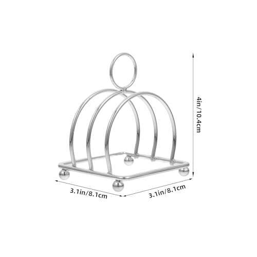 Soporte para rebanadas de pan y tostadas en acero inoxidable resistente 3