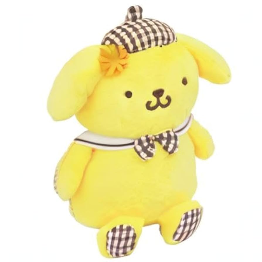 【新品・タグ付き】ポムポムプリン ぬいぐるみ　ナカジマコーポレーション　限定発売 サンリオキャラクターズ ペアぬいぐるみ ポムポムプリン