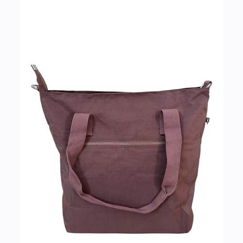 Image of CHIBAO Tote Bag for Women & Men, Polyester, Large Capacity Shoulder Bag, Handbag, Dual Handles, Multiple Pockets, Multipurpose, Everyday, Office, College, Travel, Shopping, Purse, Casual Bag