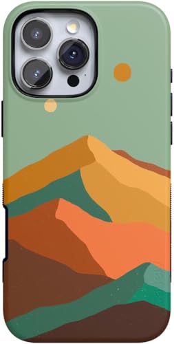 Casely iPhone 16 Pro Case | Endless Peaks | Colorblock Mountain | Bold Protective Case Design | Compatible with MagSafe