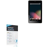 BoxWave Screen Protector Compatible with Nexus 7 (1st Gen/2012) - ClearTouch Crystal ToughShield 9H (2-Pack), Clear 9H Tough Flexible Film Screen Protector