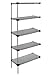 Stainless Steel 5 Solid Shelf ADD-ON KIT 74in