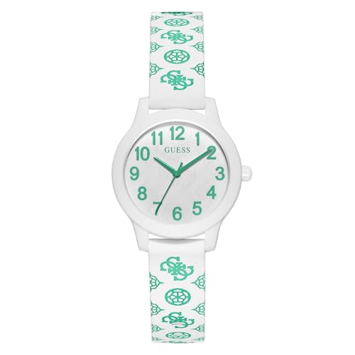 Montre Guess Youth blanche en silicone pour un style urbain et chic