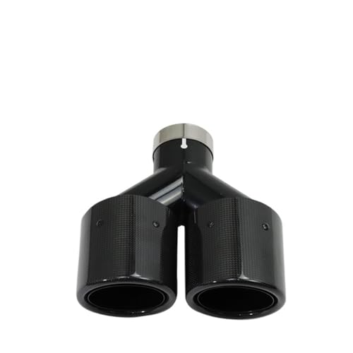 Buse silencieux double embout d'échappement universel en acier inoxydable anticorrosion