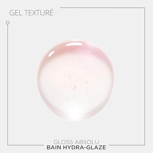 KÉRASTASE Gloss Absolu - Bain Hydra-Glaze - Shampoing Anti-Frisottis - Brillance - Acide Hyaluronique, Acide Glycolique & Rose Sauvage - Cheveux Longs & Sujets aux Frisottis - 80 ml