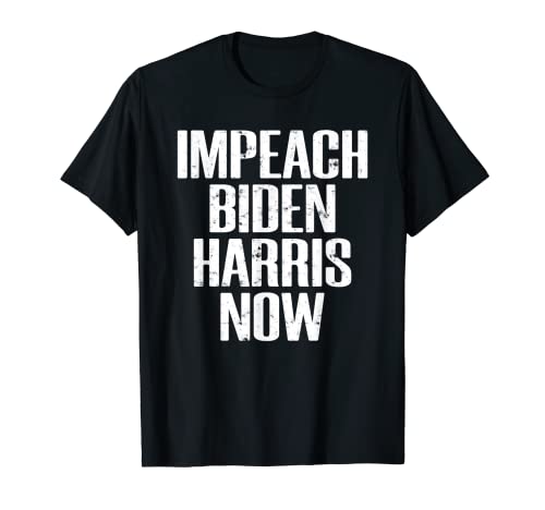 Impeach Biden Harris Now 86 46 Divertenti uomini repubblicani Donne Maglietta