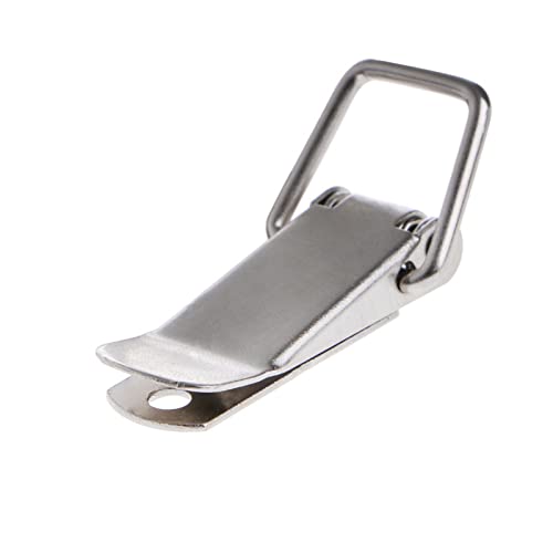 Knfut Door Latches & Bolts, Hardware Cabinet Boxes Spring Loaded Latch Catch Toggle Hasp #TOP6