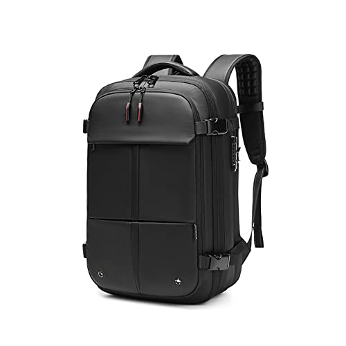 YIORYO Expandable Laptop Backpacks, Men's Travel Backpack, Large-capacity Vacuum Compression Bag, Dry and Wet Separation