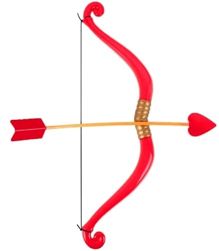 Fiestas Guirca Arco Di Cupido 58Cm In Plastica Rosso Con Freccia