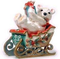 Gift House Fitz and Floyd Enchanted Holiday Salt & Pepper Shakers