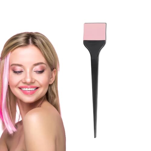 Spazzola Professionale per Capelli, Strumento per Tintura a Manico Lungo, Uso Rapido, per Parrucchiere, Materiale Leggero in Silicone ABS, con Manico Appuntito