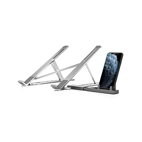 Soporte de aleación de aluminio elevado para portátil con diseño ergonómico B 2