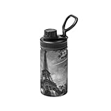 Couvercle anti-fuite 2 en 1 : cette bouteille d'eau en acier inoxydable avec motif Tour Eiffel dispose d'un couvercle étanche à double fonction. Le design hermétique évite les déversements dans les sacs, les sièges de voiture ou les poches fourre-tout, assurant une portabilité sans désordre.