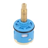 HavenDomicile 3 vie doccia miscelatore valvola deviatore flusso cartuccia parte di ricambio con nucleo in ceramica per vasca da bagno sistema doccia 33 mm x 68 mm
