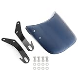 Améliorez votre conduite avec ce pare-brise de moto, fabriqué à partir d'ABS et de supports métalliques pour réduire les turbulences et protéger contre les débris.