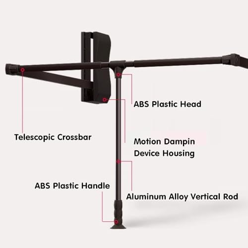 Tringle de penderie réglable pour optimiser un placard haut et nizer